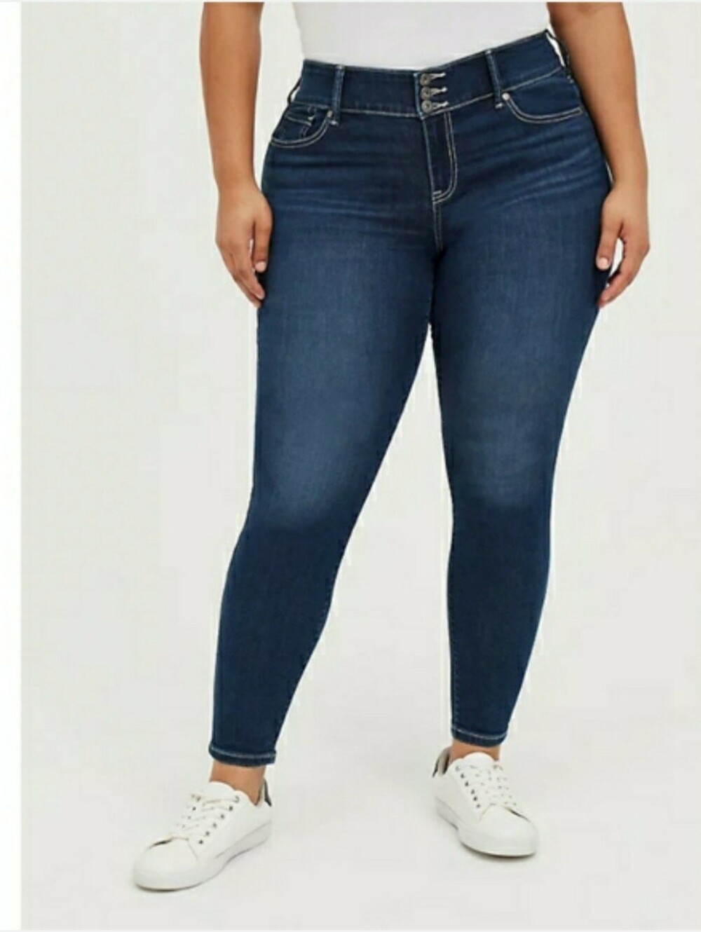 torrid Dark Blue Stretch Denim Jeggings